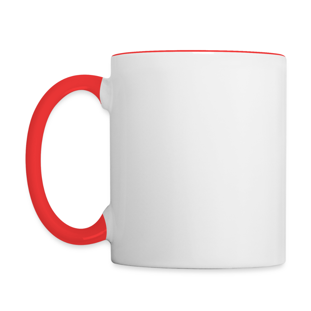 Mug Ptérodactyles - blanc/rouge