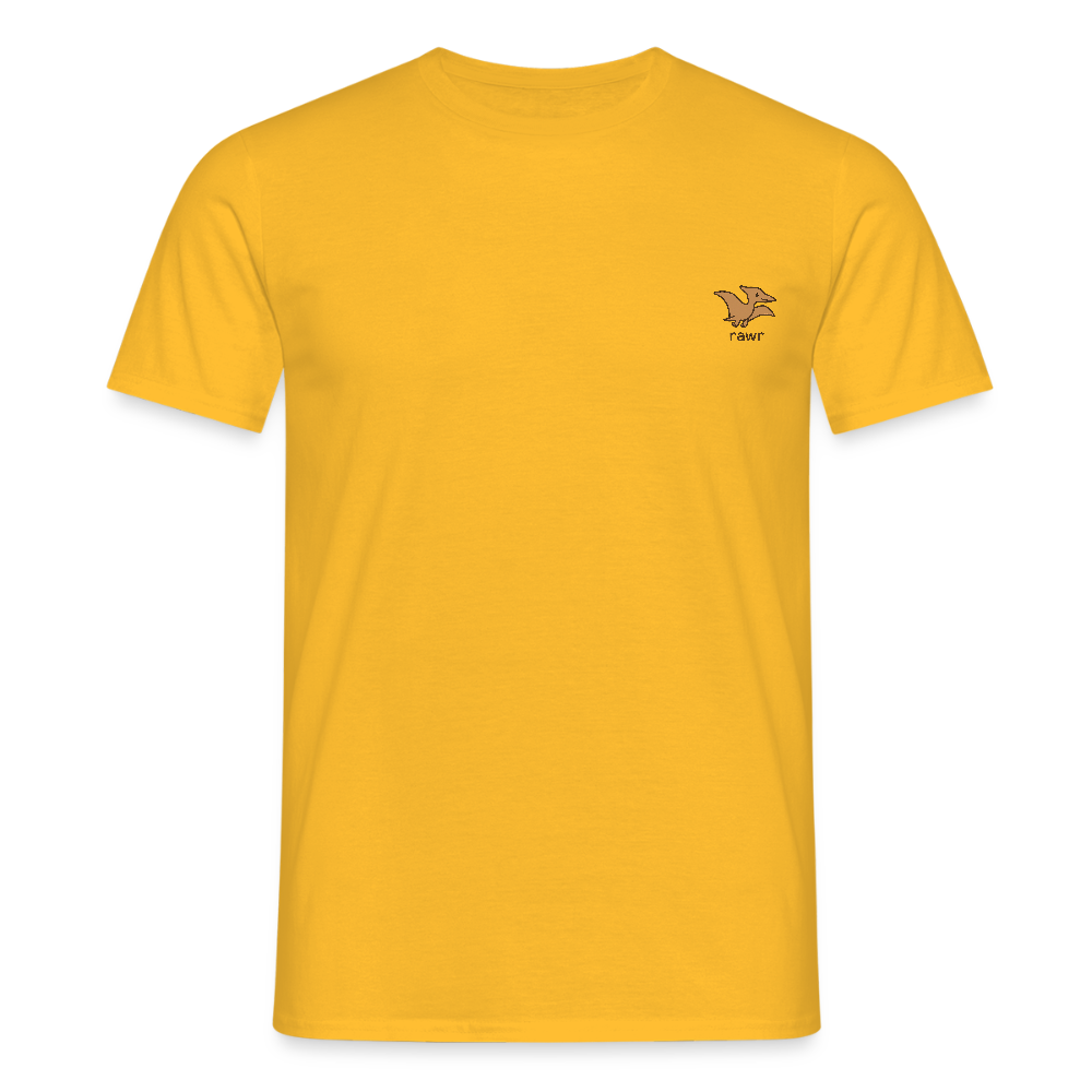 T-shirt Ptérodactyles - jaune