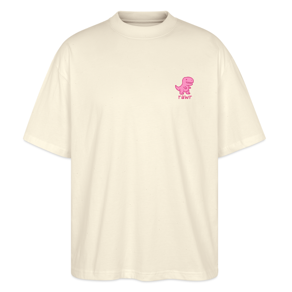 T-shirt oversize Rawr - blanc gris