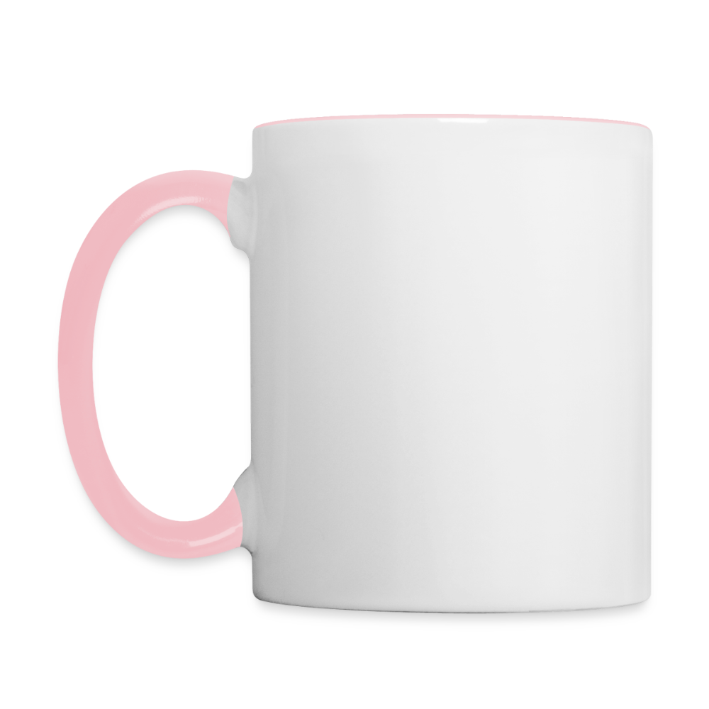 Mug Tricératops - blanc/rose