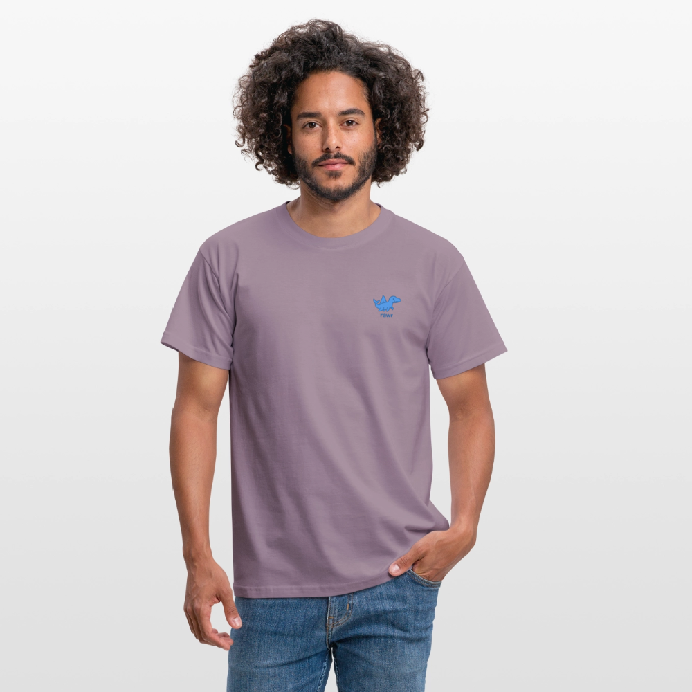 T-shirt mosasaure - mauve gris