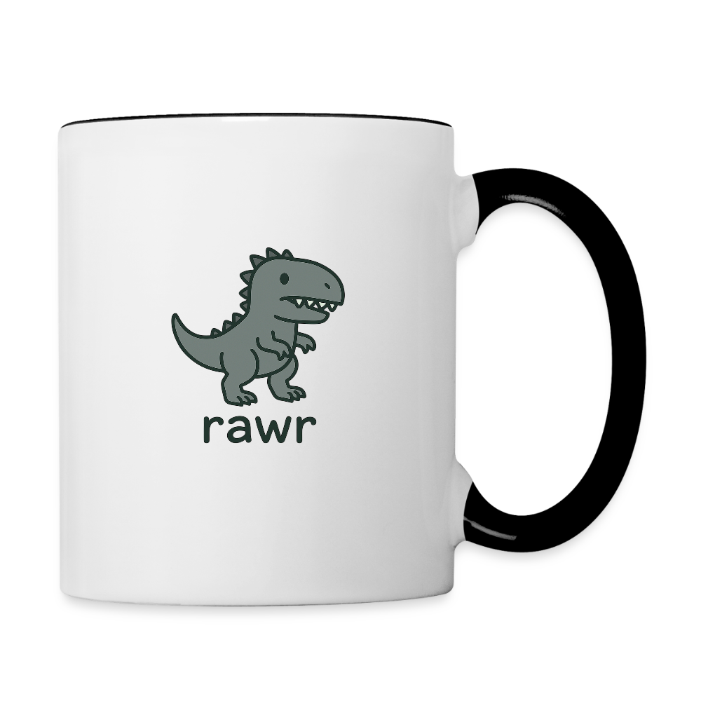 Mug Allosaure - blanc/noir