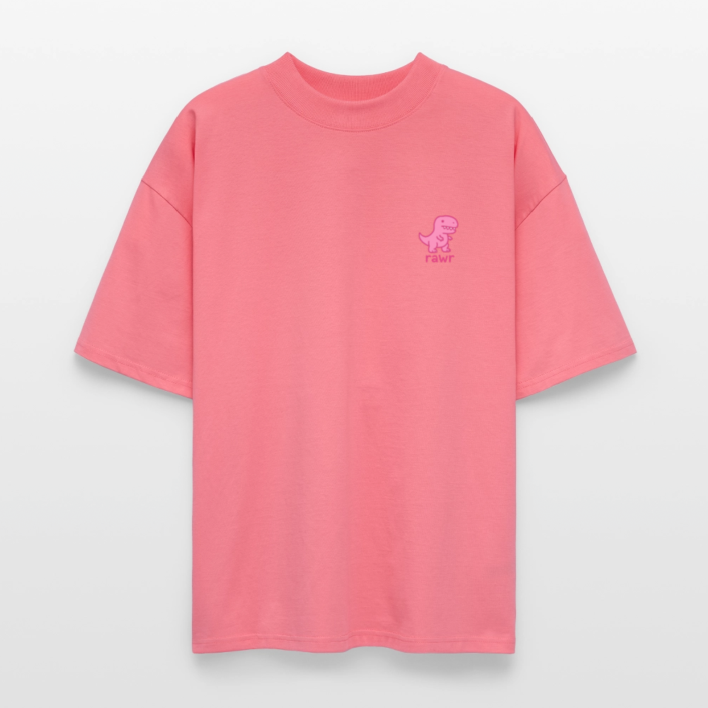 T-shirt oversize Rawr - rose