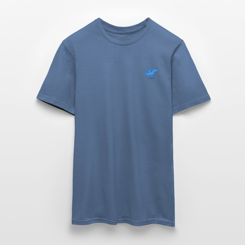 T-shirt mosasaure - bleu pigeon