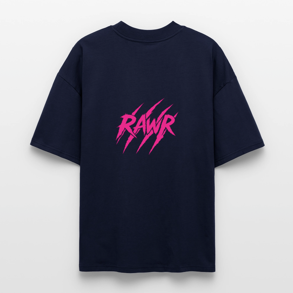 T-shirt oversize Rawr - marine