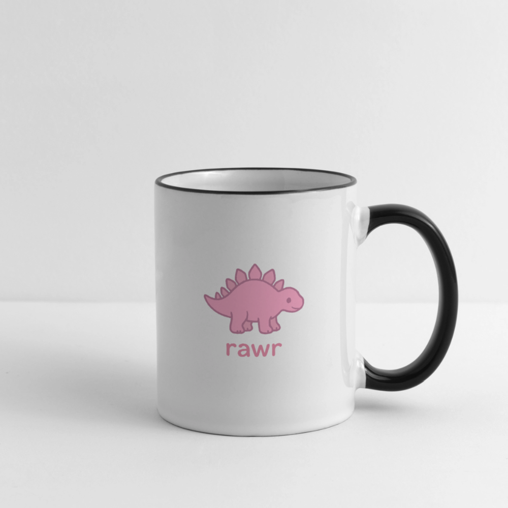 Mug Stégosaure - blanc/noir