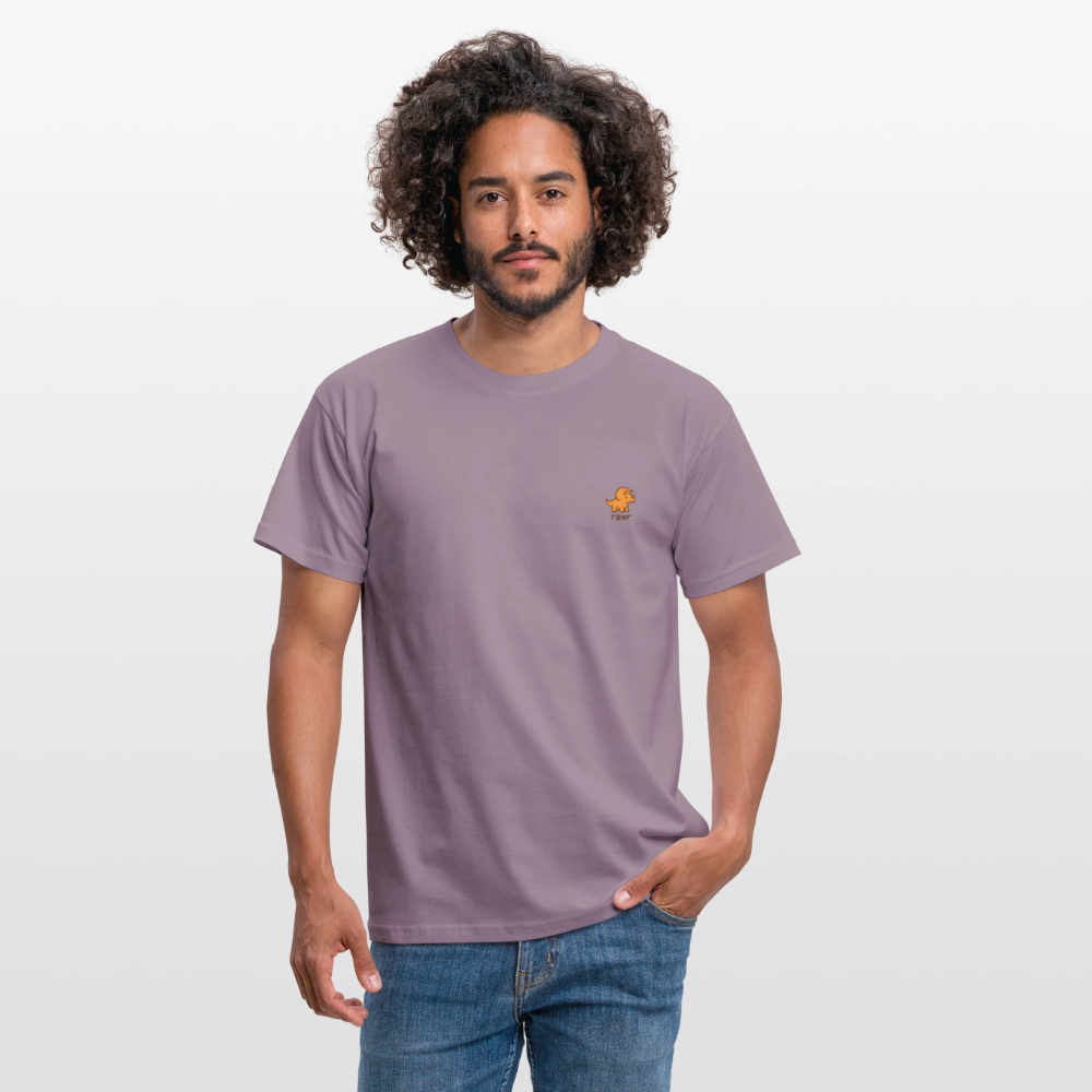 T-shirt tricératops - mauve gris