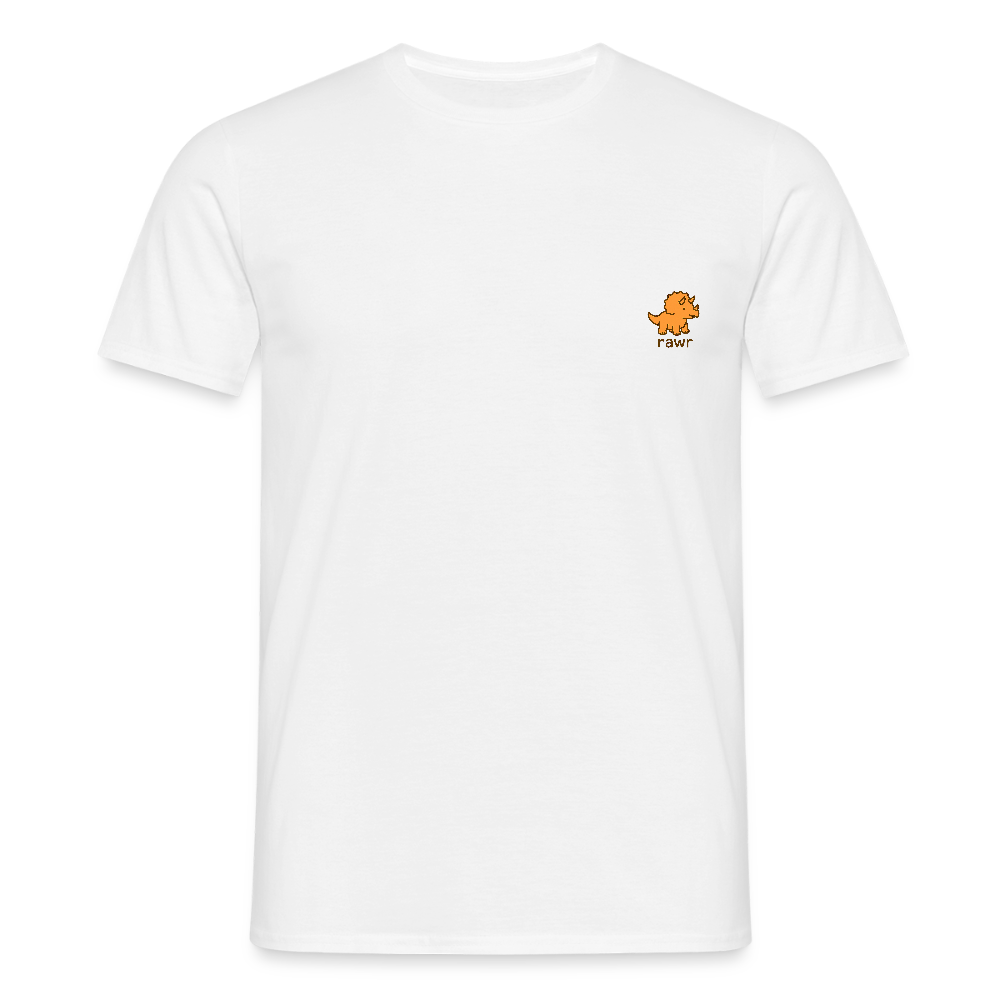 T-shirt tricératops - blanc