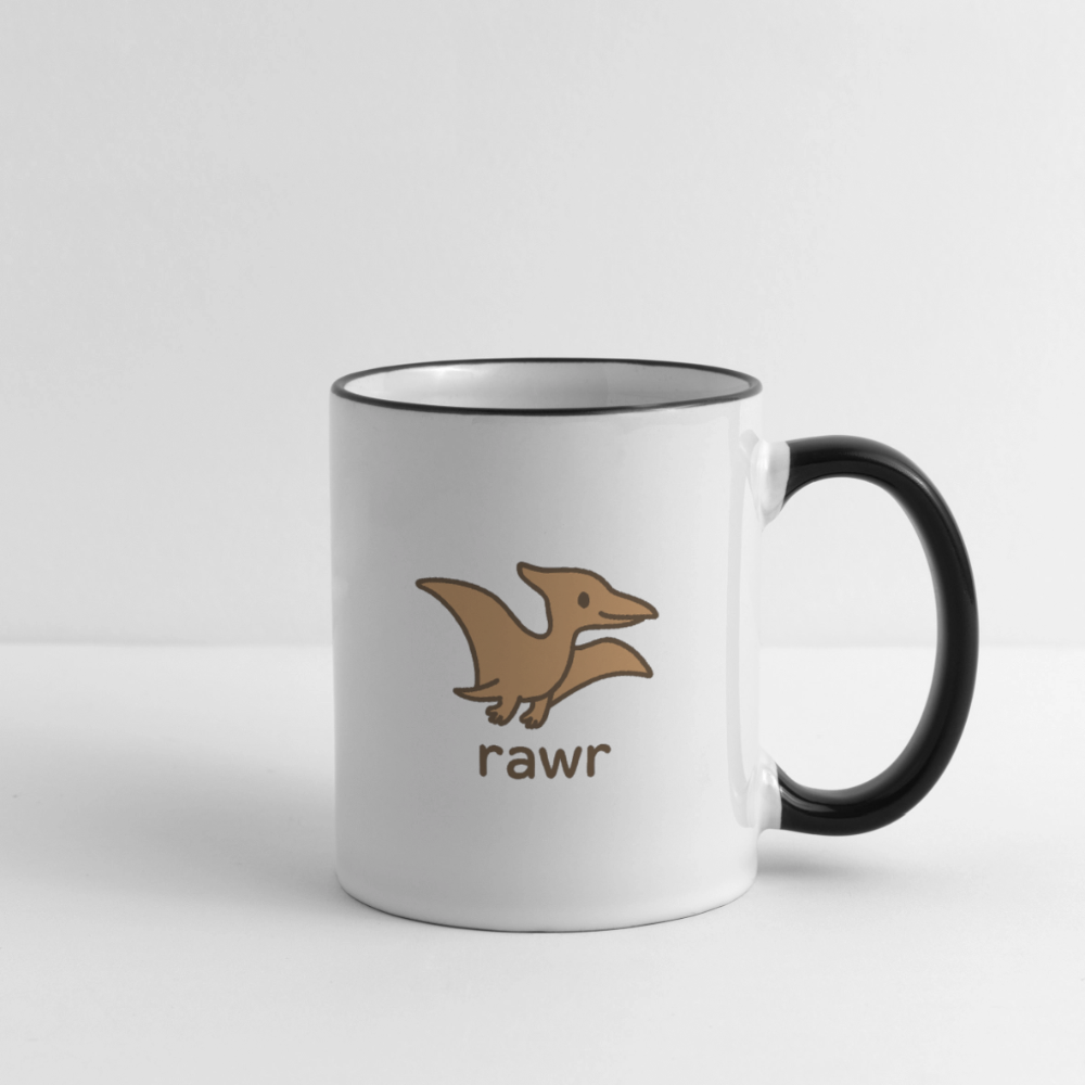 Mug Ptérodactyles - blanc/noir