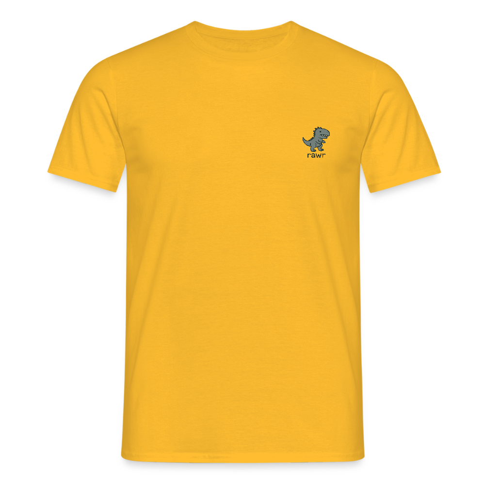 T-shirt Allosaure - jaune