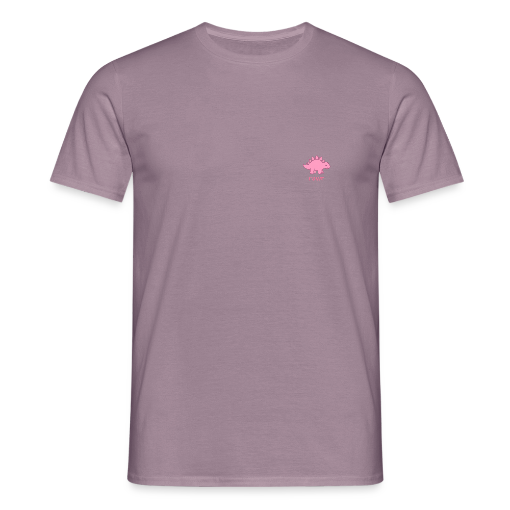 T-shirt Stégosaure - mauve gris