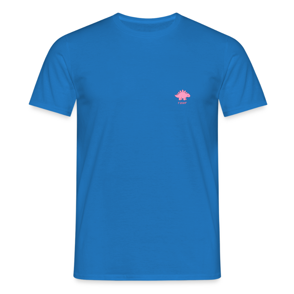 T-shirt Stégosaure - bleu royal