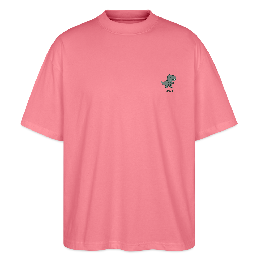 T-shirt oversize Allosaure - rose