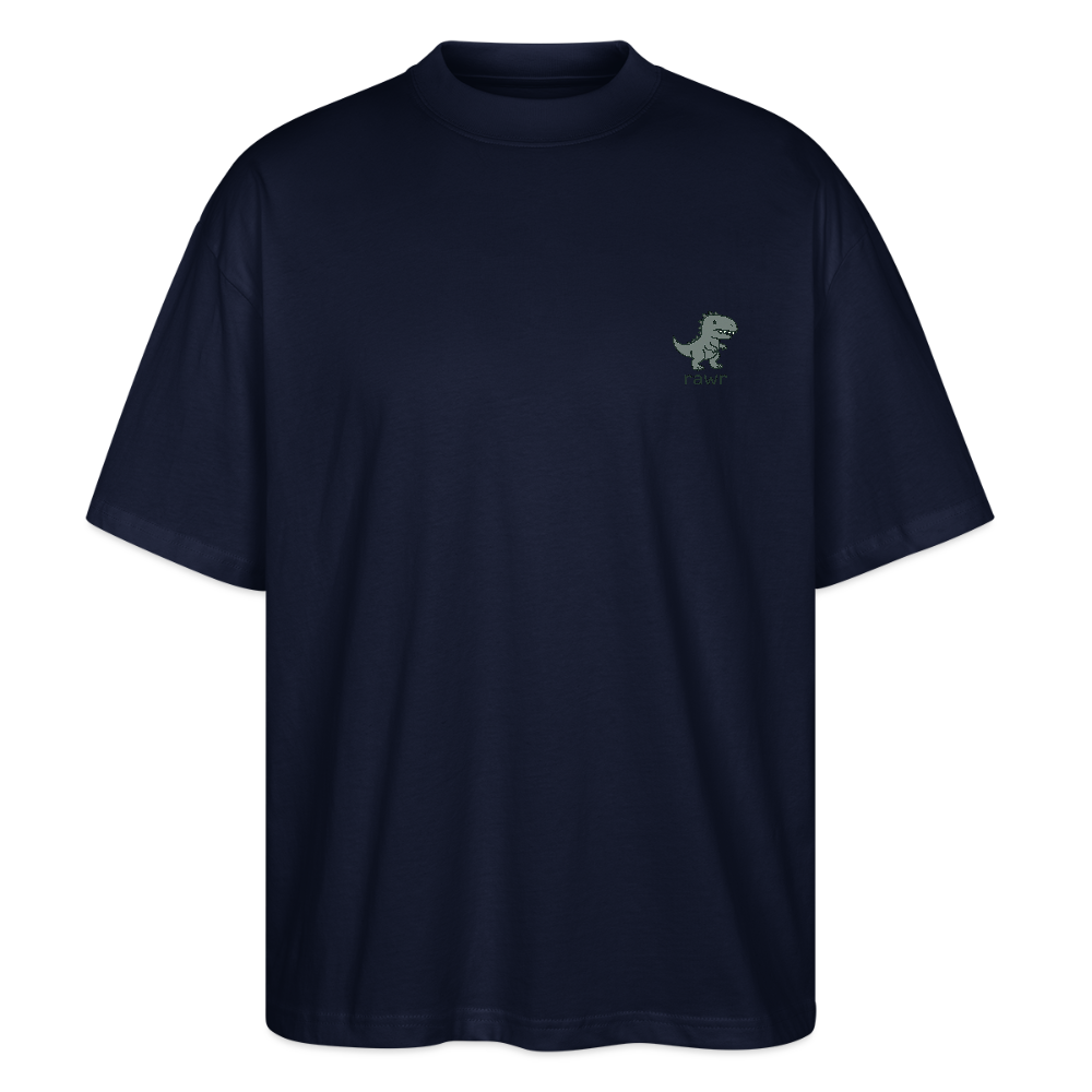 T-shirt oversize Allosaure - marine