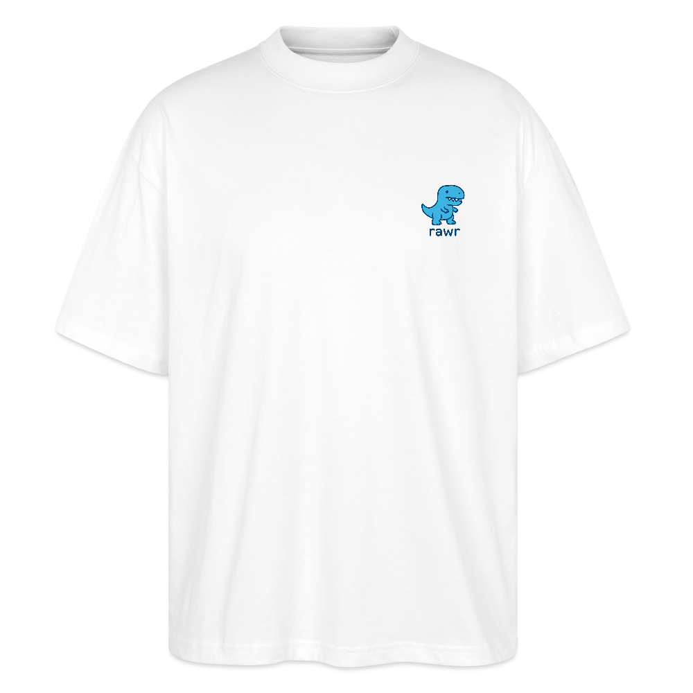 T-shirt oversize Rawr - blanc
