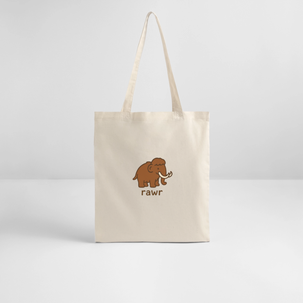 Tote bag mammouth - blanc gris
