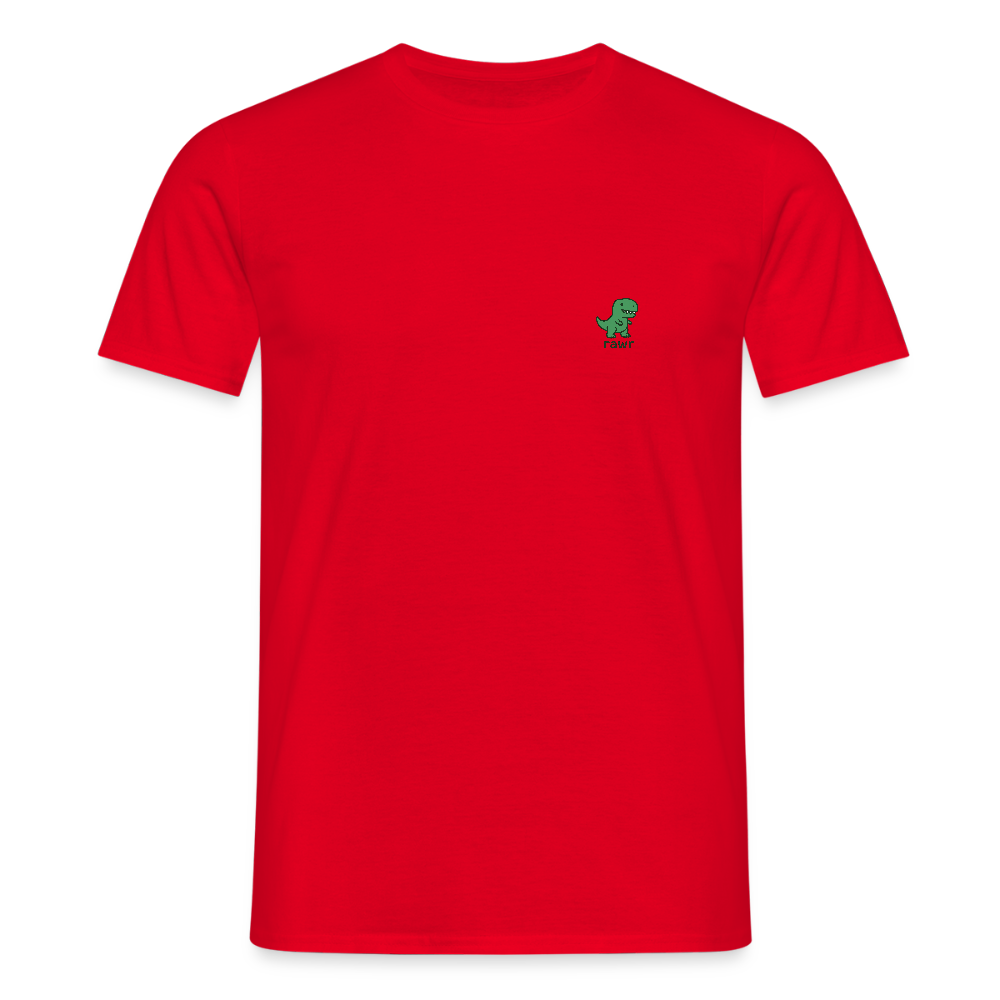 T-shirt T-rex - rouge