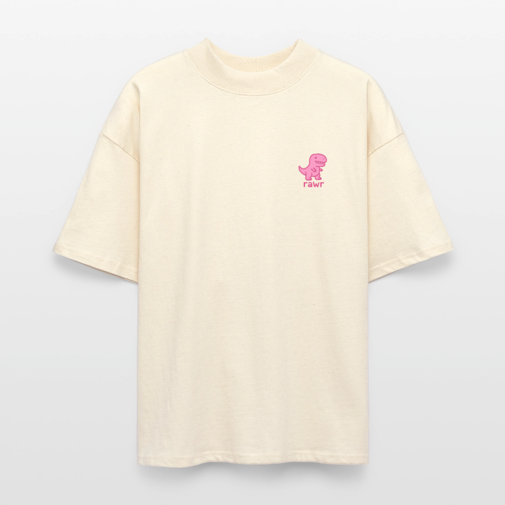 T-shirt oversize Rawr - blanc gris