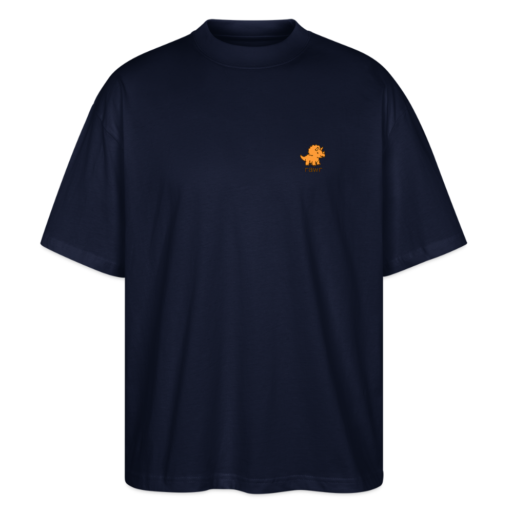 T-shirt oversize Tricératops - marine