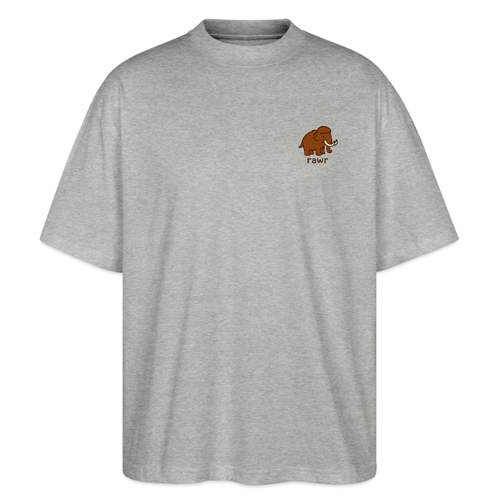 T-shirt oversize Mammouth - gris chiné