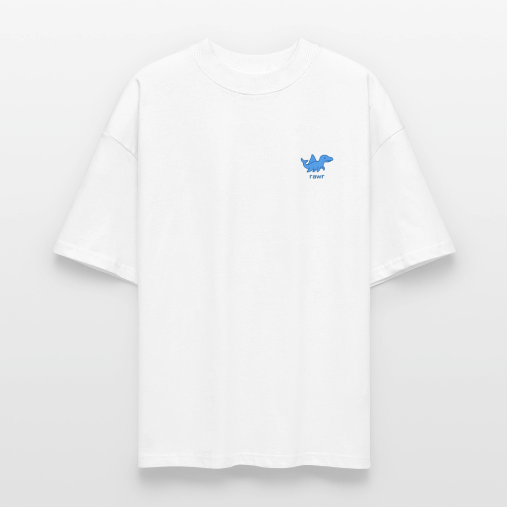 T-shirt oversize Masasaure - blanc