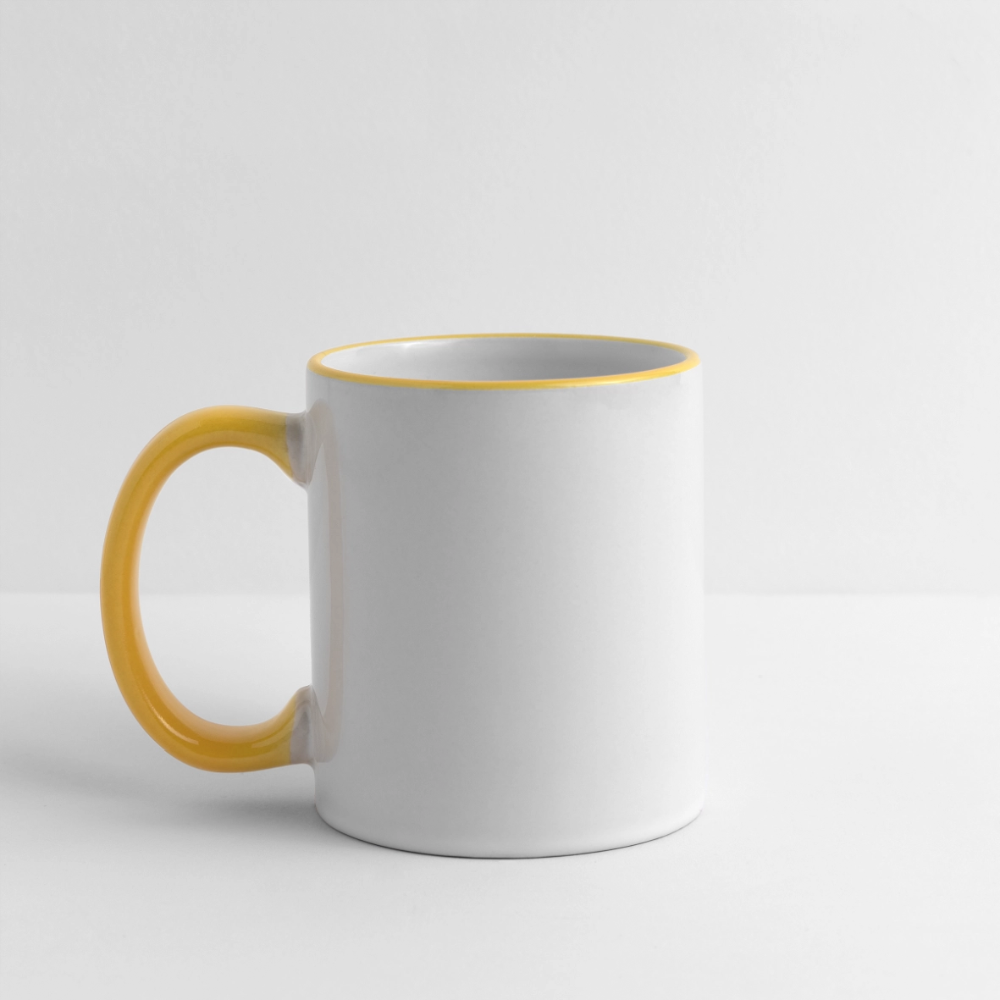 Mug Ptérodactyles - blanc/jaune