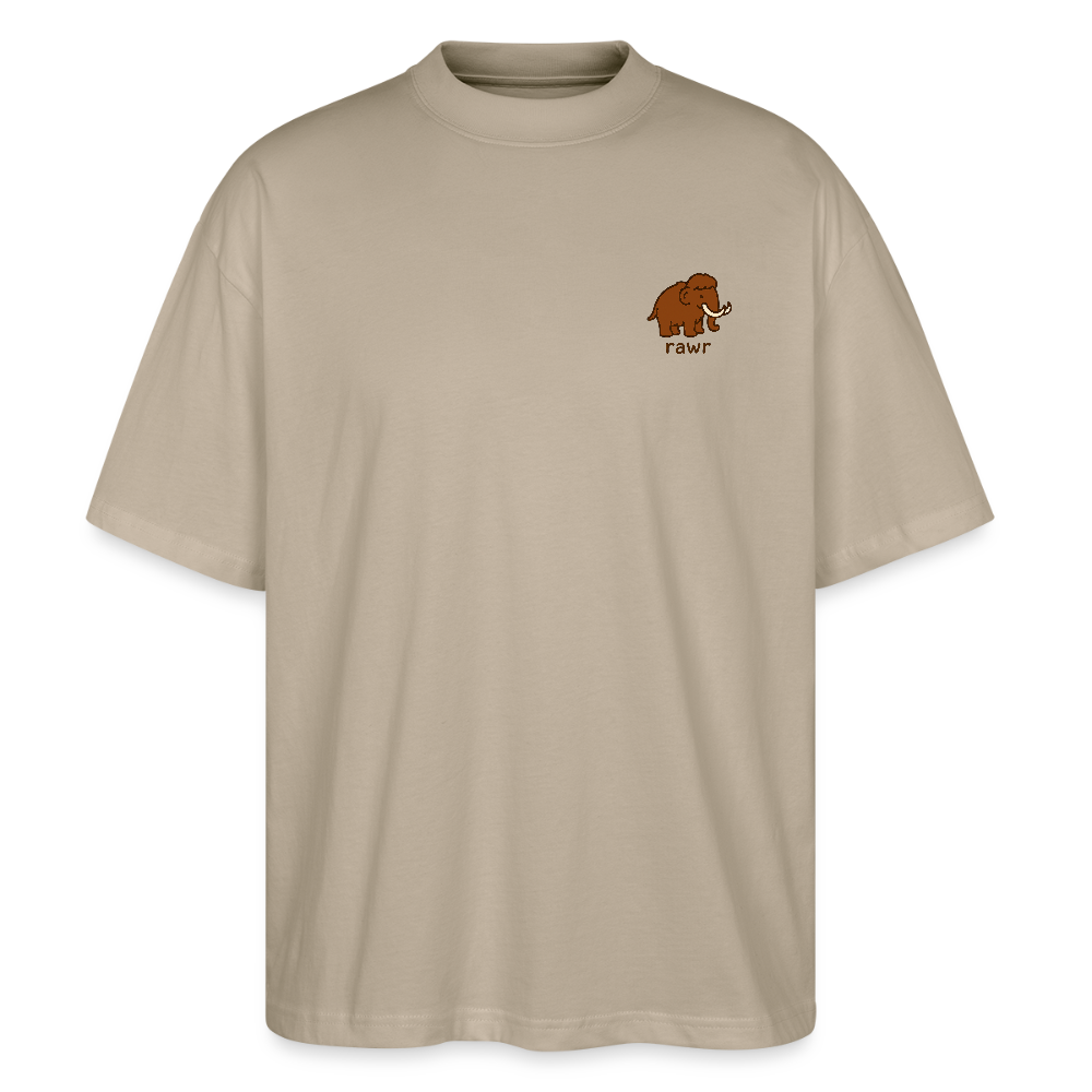 T-shirt oversize Mammouth - gris pierre