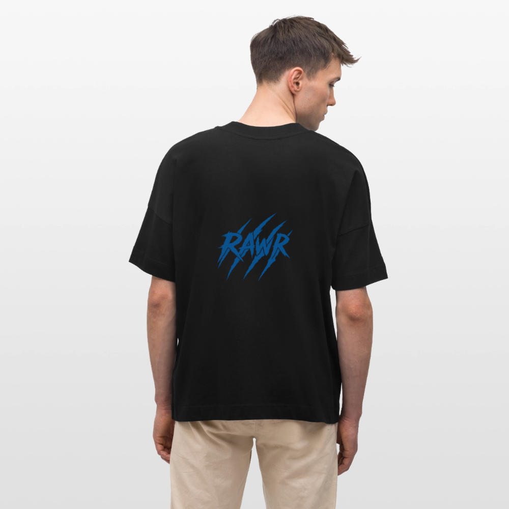 T-shirt oversize Rawr - noir