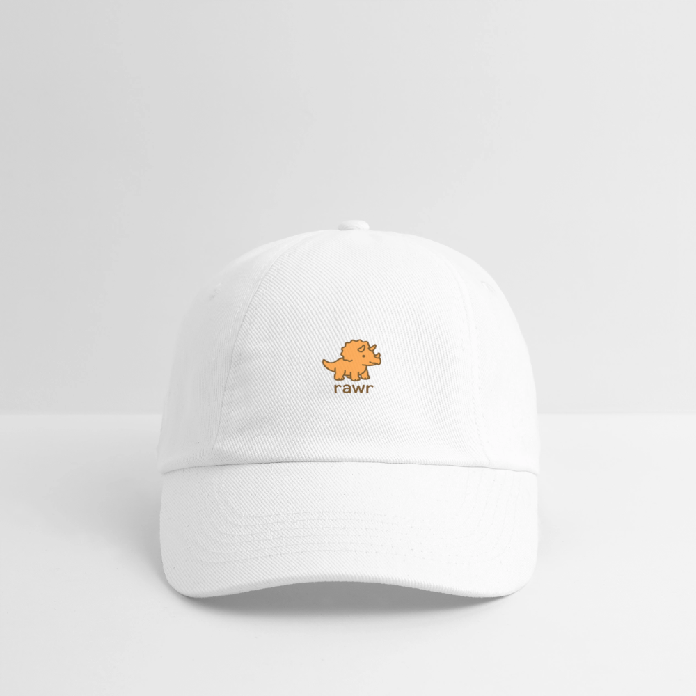 Casquette Tricératops - blanc/blanc