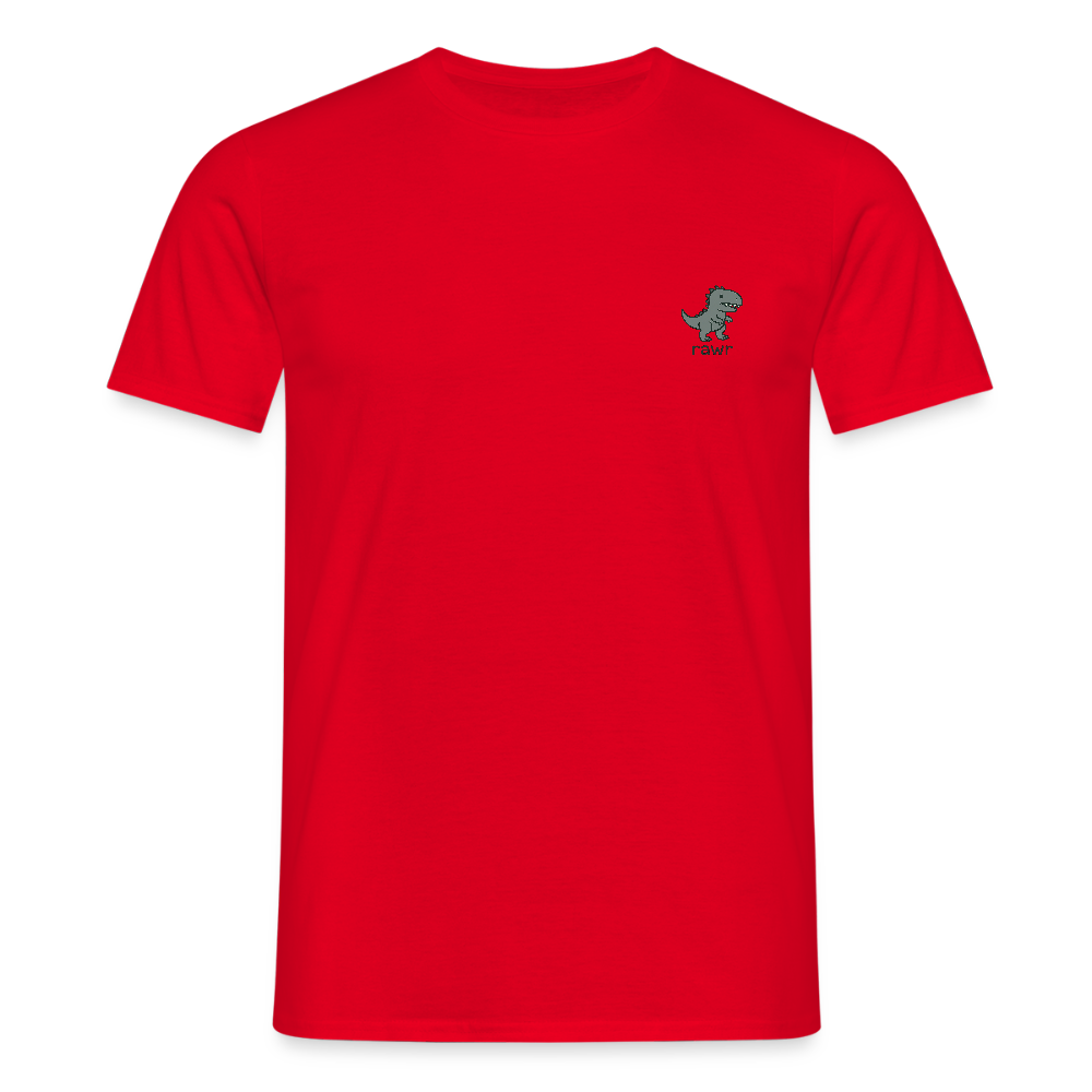 T-shirt Allosaure - rouge