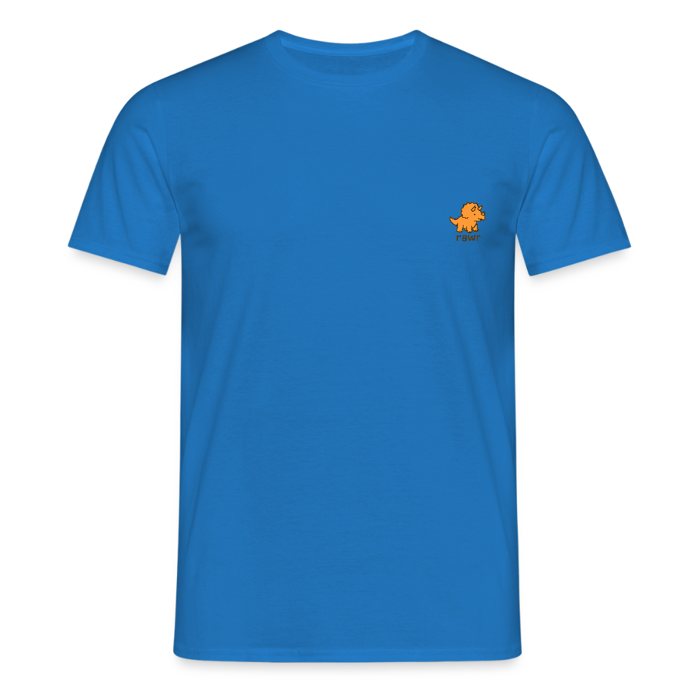 T-shirt tricératops - bleu royal