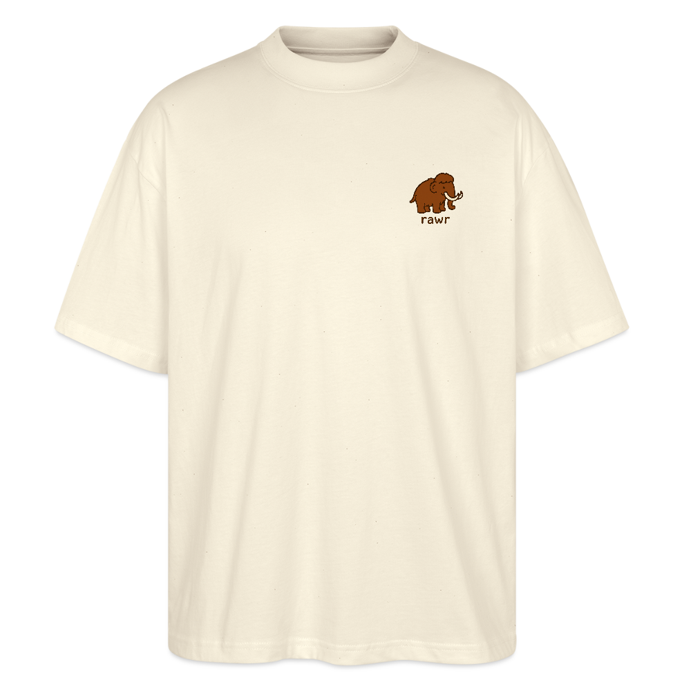T-shirt oversize Mammouth - blanc gris