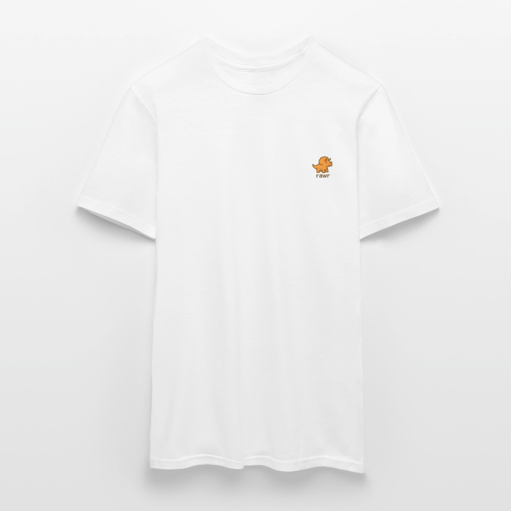T-shirt tricératops - blanc