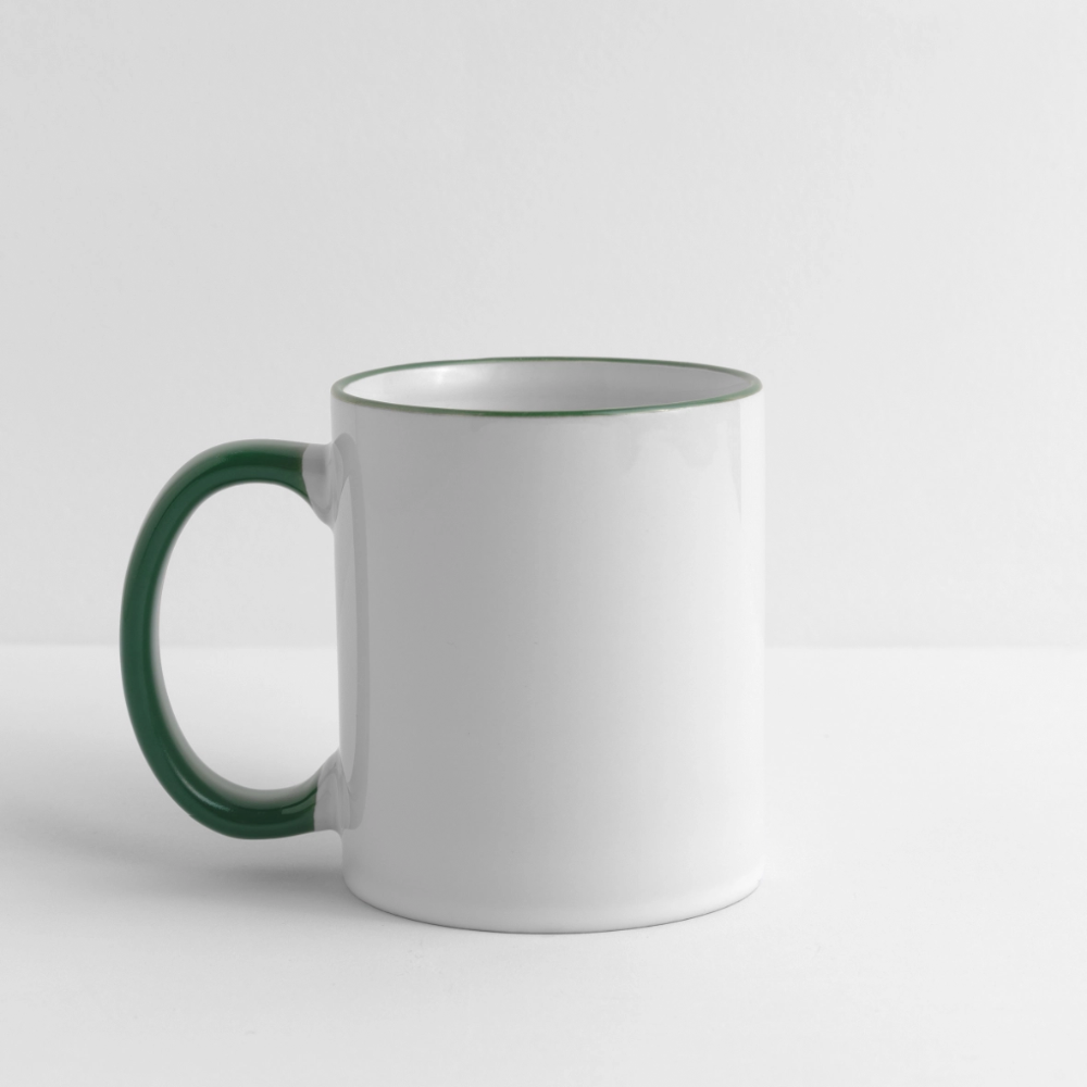 Mug Ptérodactyles - blanc/vert foncé