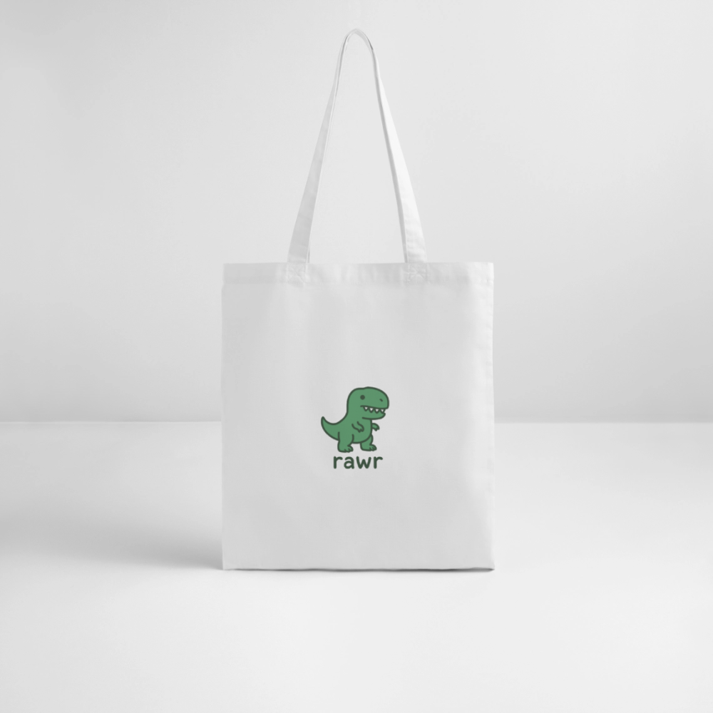 tote bag 1er édition T-rex - blanc