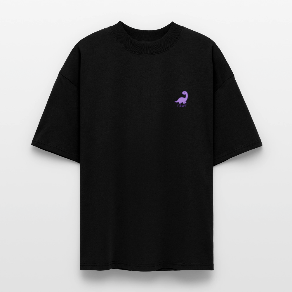 T-shirt Oversize Diplodocus - noir