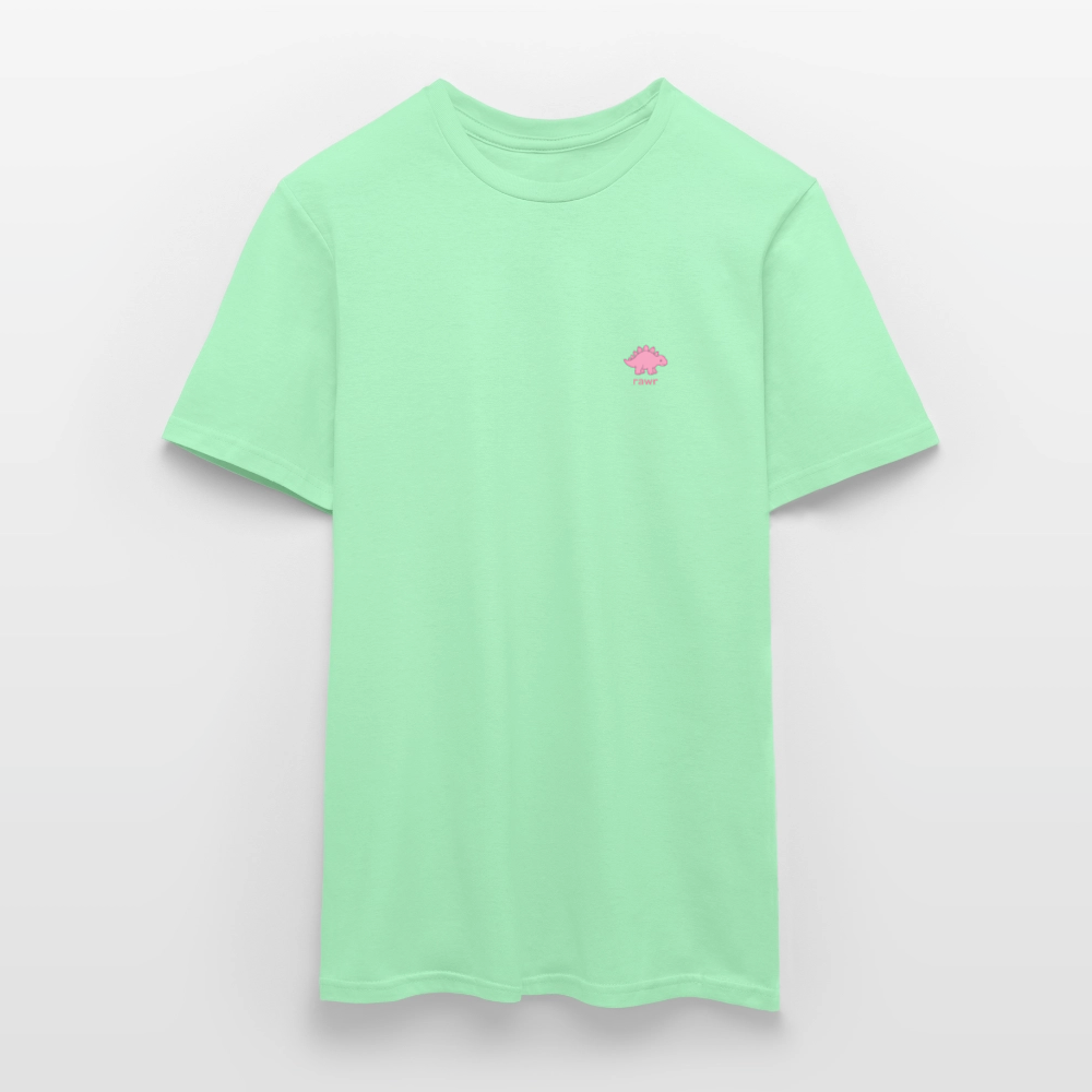 T-shirt Stégosaure - vert menthe