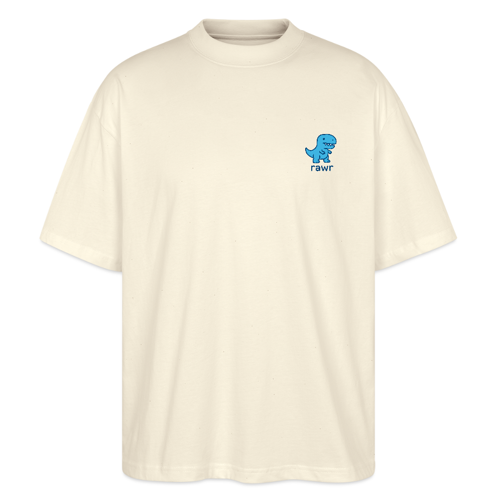 T-shirt oversize Rawr - blanc gris