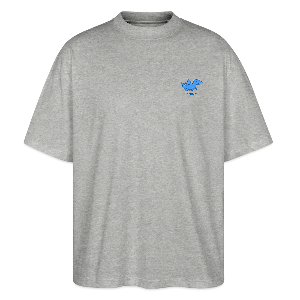T-shirt oversize Masasaure - gris chiné