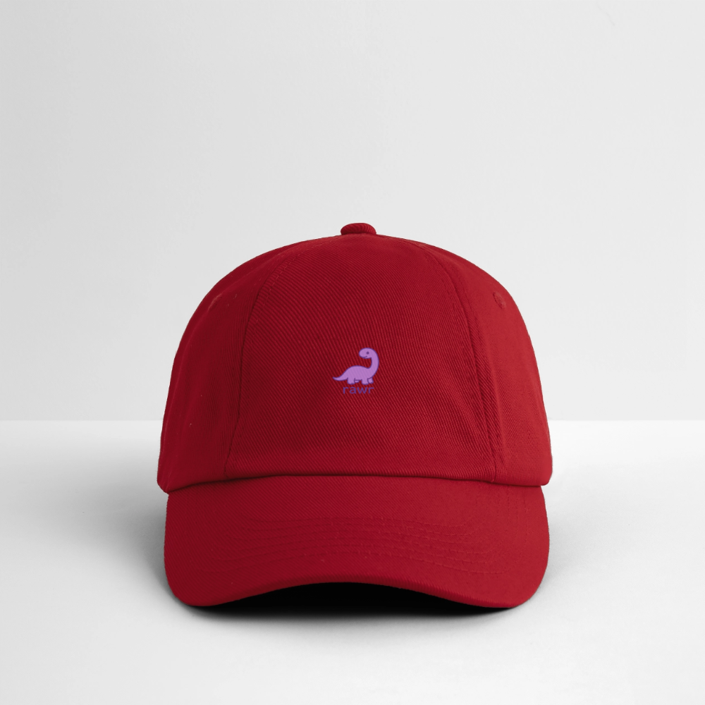 Casquette Diplodocus - rouge classique