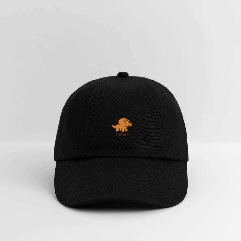 Casquette Tricératops - noir/noir
