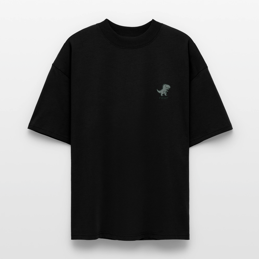 T-shirt oversize Allosaure - noir