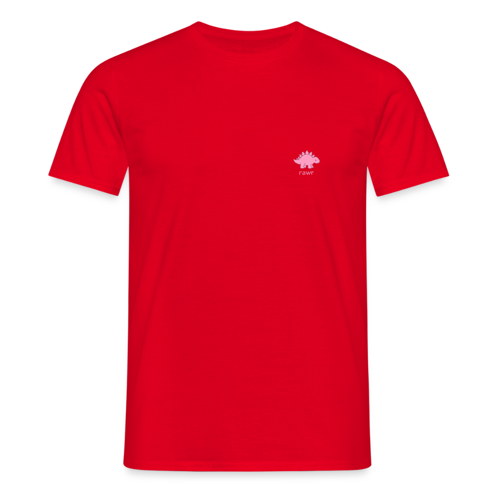 T-shirt Stégosaure - rouge