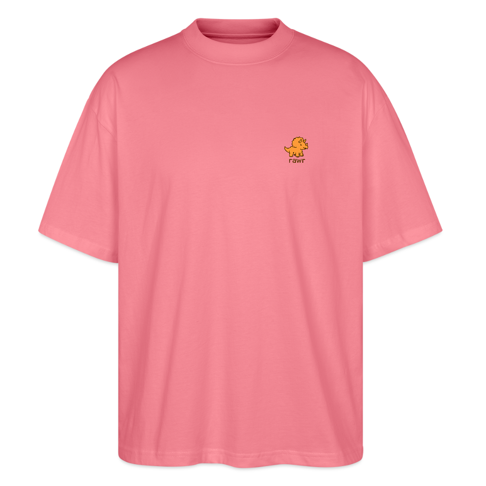 T-shirt oversize Tricératops - rose