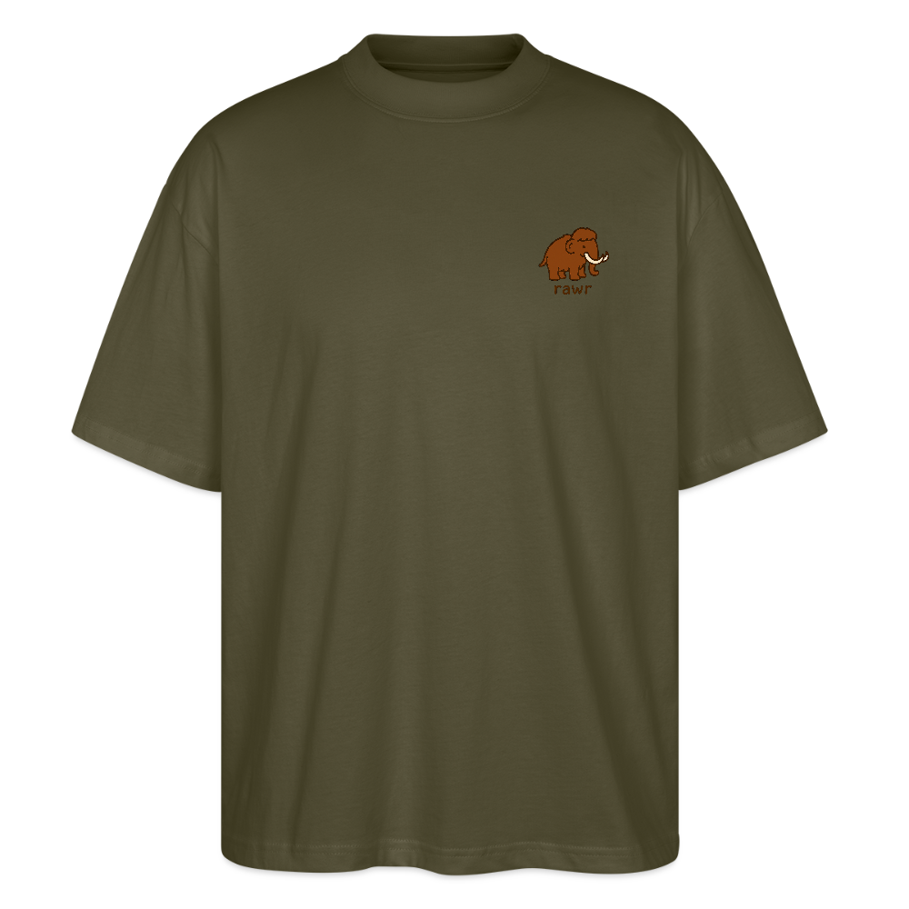 T-shirt oversize Mammouth - kaki