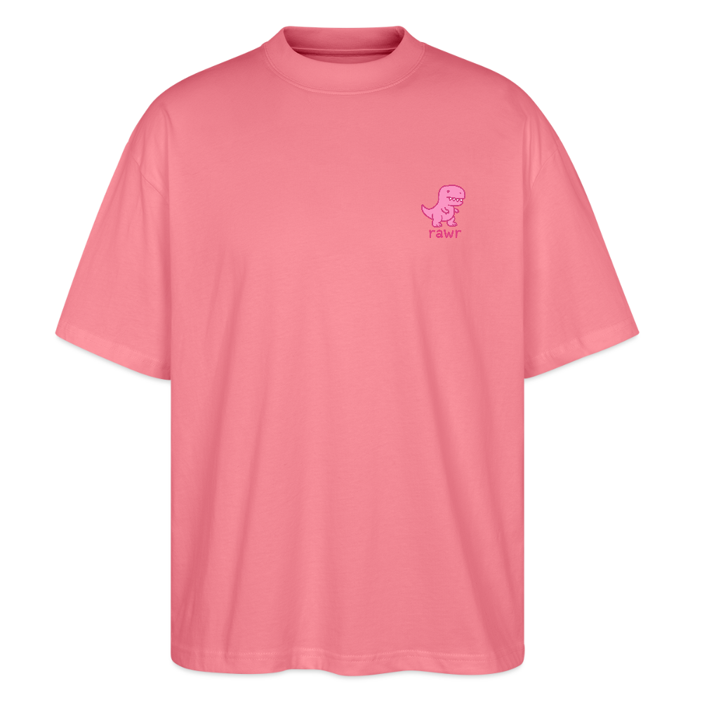 T-shirt oversize Rawr - rose