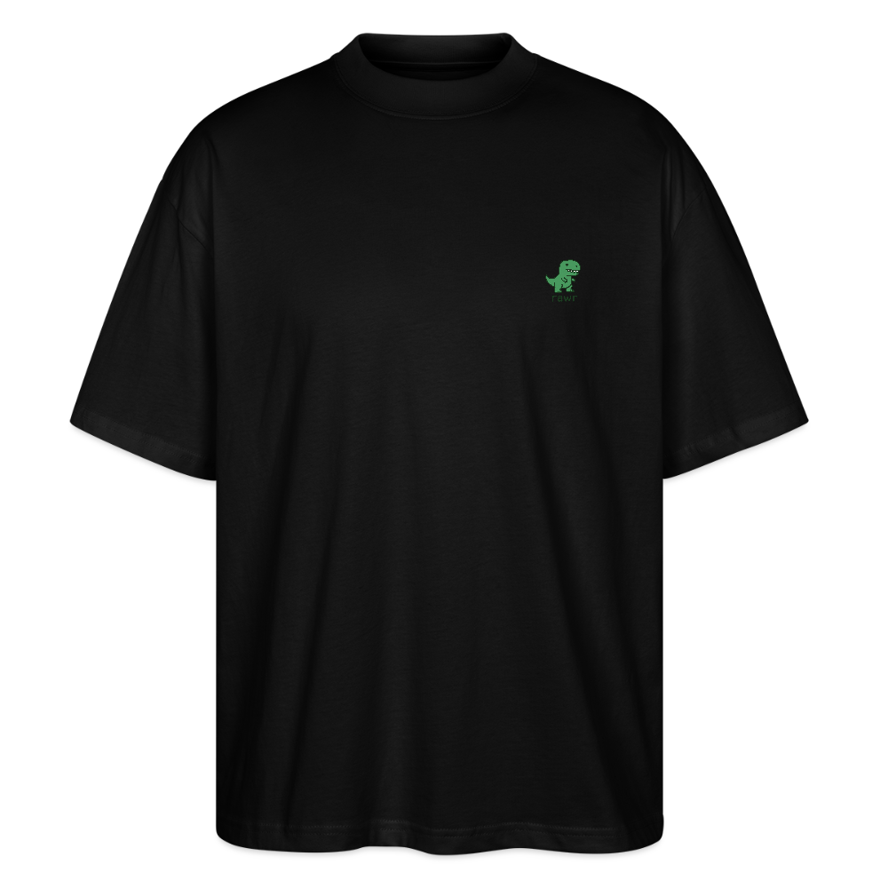 T-shirt oversize T-rex - noir