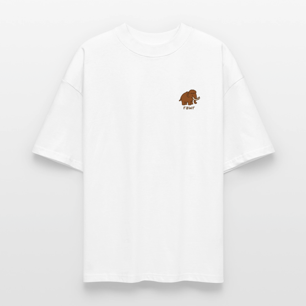T-shirt oversize Mammouth - blanc