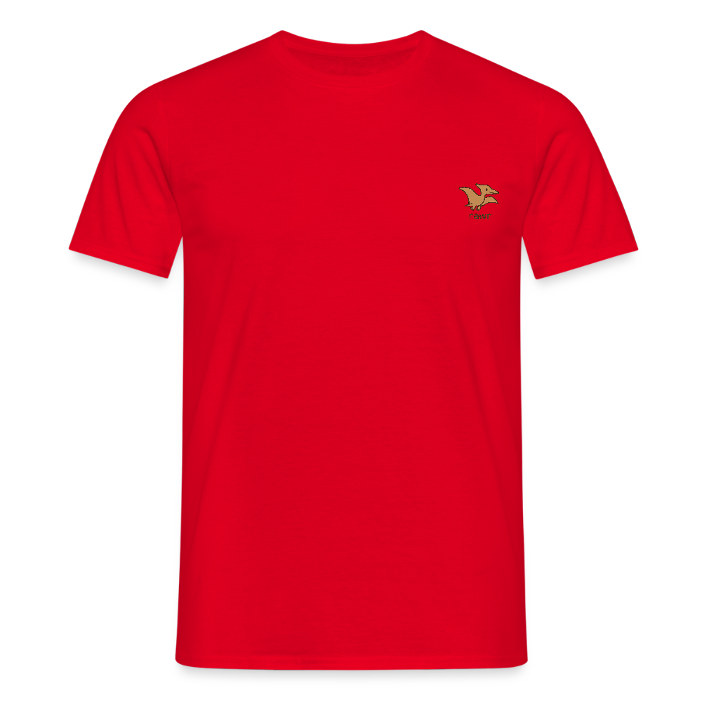 T-shirt Ptérodactyles - rouge