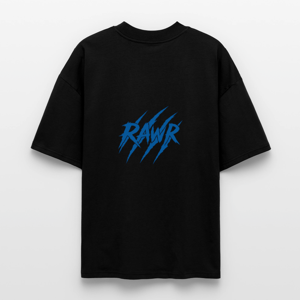 T-shirt oversize Rawr - noir